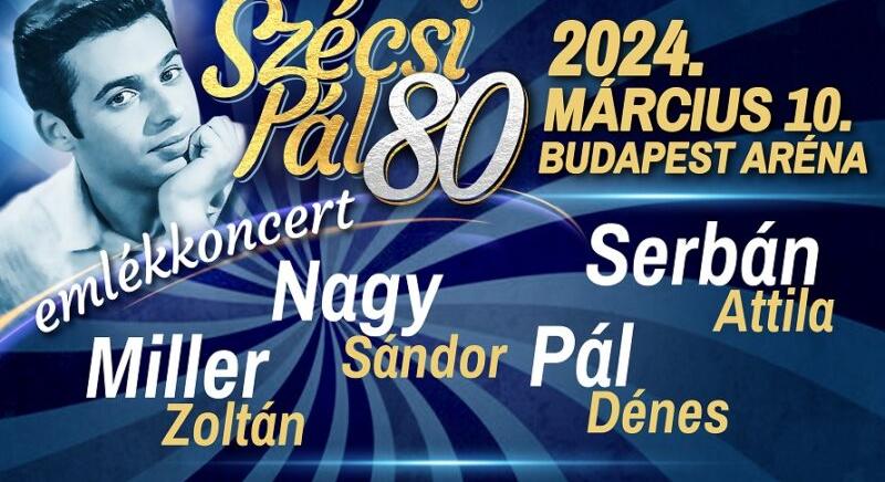 Szécsi Pál 80 – Nagy Sándor és Serbán Attila is énekel az emlékkoncerten