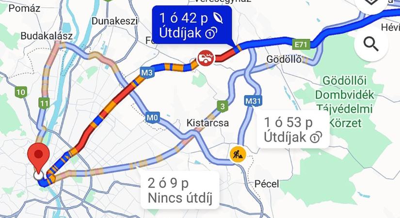 Nógrádi ingázók, figyelem! Az M3-as Pest felé elesett
