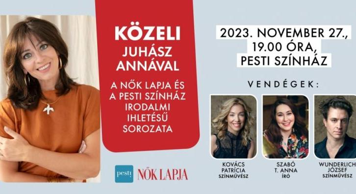 Közeli – Juhász Annával és a Víg művészeivel indul irodalmi ihletésű sorozat