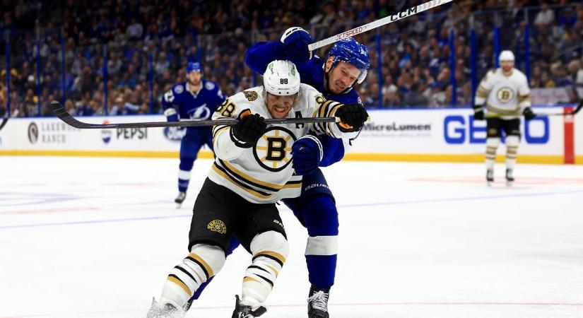 NHL: fordulatos csatát bukott Tampa Bayben a Bruins