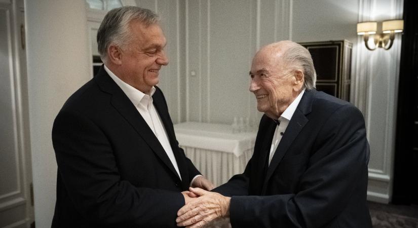 Sepp Blatterrel is találkozott Orbán Svájcban