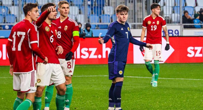 U21-es Eb-selejtező: pontot lopott Magyarország Skóciától