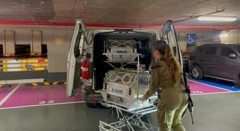 Izraeli katonák segítették evakuálni a koraszülött gázai csecsemőket