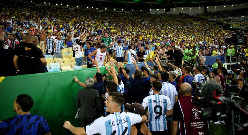 Tömegbunyó és argentin győzelem a Maracanában