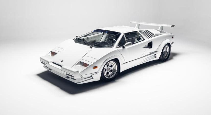 Ez a fehér Lamborghini Countach túlélte Scorsese maximalizmusát