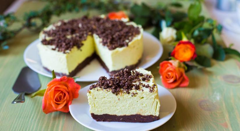 Matcha teás sajttorta recept