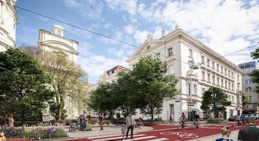 Holland mintára épül kerékpárút Bécsben
