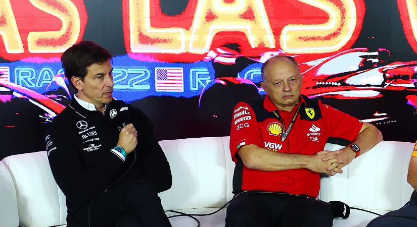 F1: Megrovást kapott a Ferrari és a Mercedes főnöke