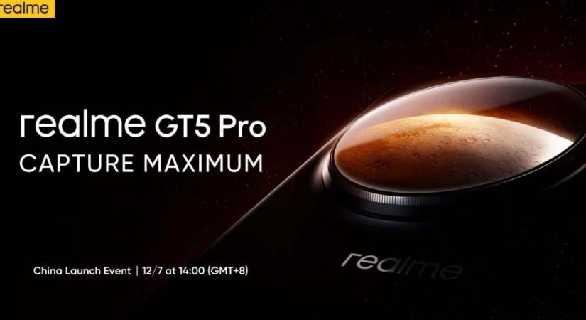 A Realme GT5 Pro is decemberben érkezik