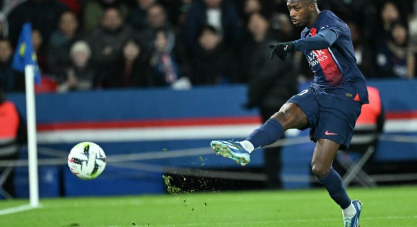 Megtört a jég, Ousmane Dembélé is megszerezte az első gólját a PSG színeiben – videó