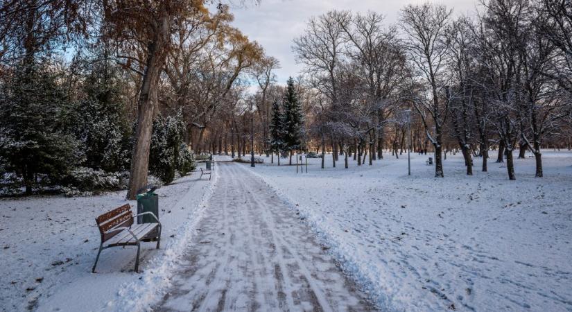 Mutatjuk, hol hullhat 10-15 centi hó kedden