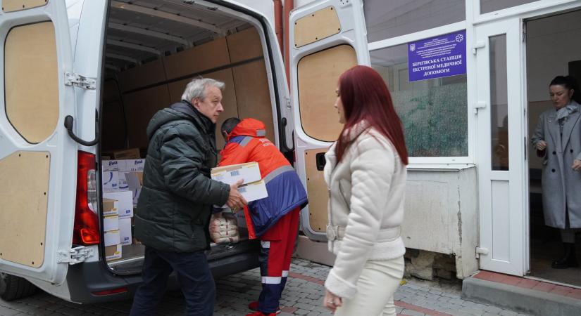 Újabb magyarországi humanitárius segély, ezúttal a Beregszászi Mentőállomás számára