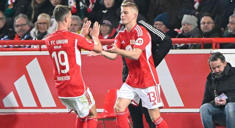 Féléves kihagyás után visszatért a pályára Schäfer András, pontot mentett az Union Berlin