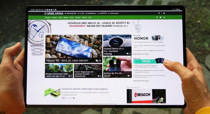 A Tab S8 széria is frissíthető Android 14-re