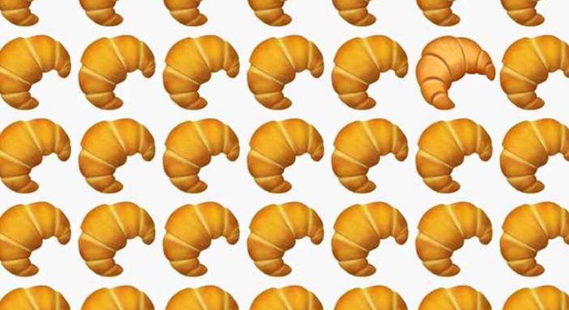 Kiemelkedő képességeid vannak, ha megtalálod a kakukktojást a croissantok között 3 másodperc alatt!
