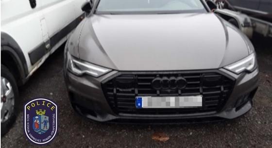 A déli határon lévő tanyán került elő egy Svédországban lopott Audi