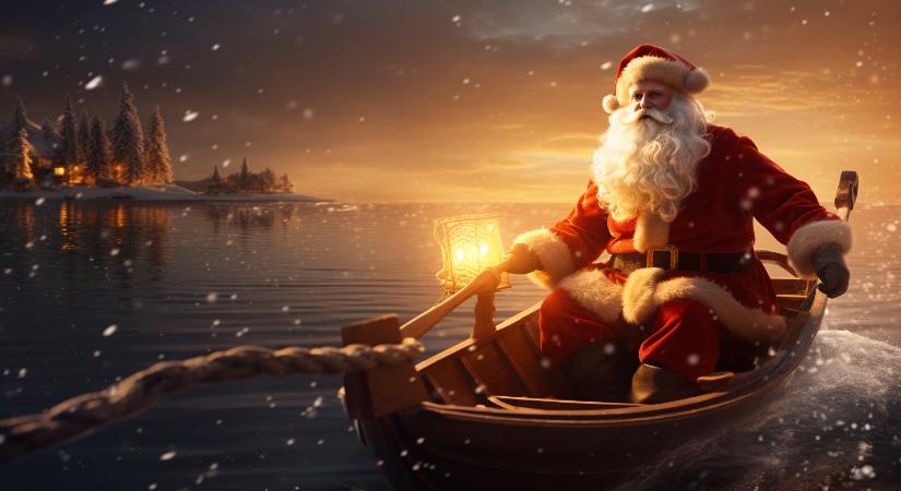 Mikulás járja a Balaton környékét