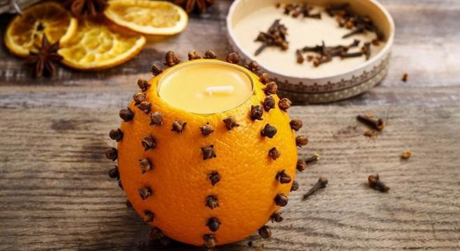 DIY narancsos mécses, ami meghozza az ünnepi hangulatot