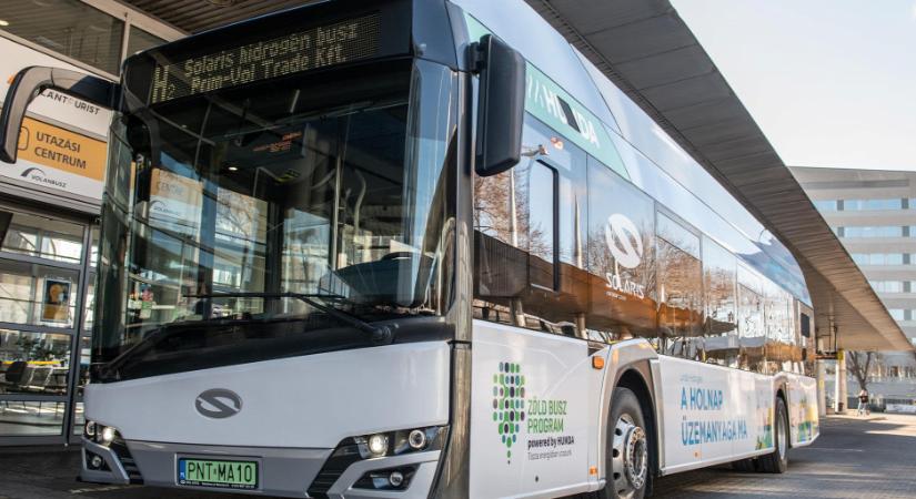 Hidrogénhajtású buszok tesztje kezdődik Magyarországon