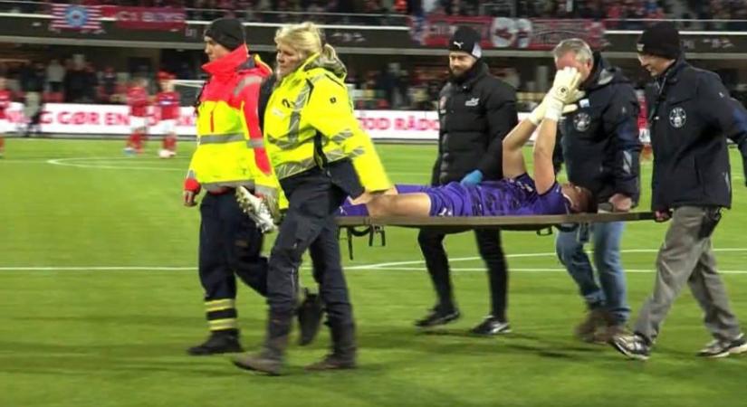„Csak üvöltöttem, hogy azonnal jöjjön egy orvos” – súlyos kapussérülés a dán ligában