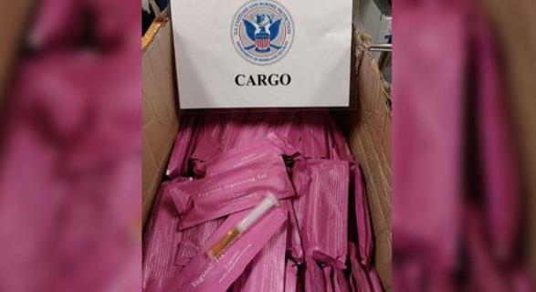 Rengeteg illegális hüvelyfeszesítő gélt foglaltak le egy amerikai reptéren