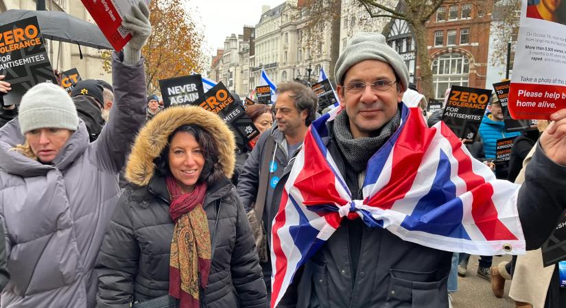 Van még remény: az antiszemitizmus ellen tüntettek a jóérzésű britek