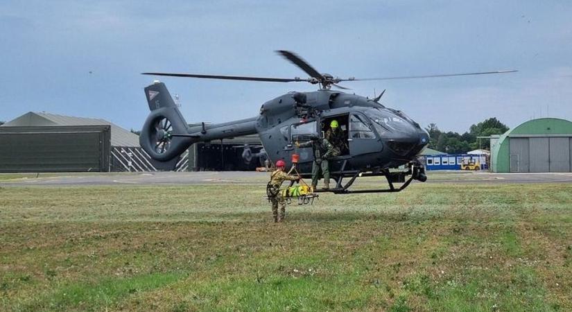 Fikció: bajba került egy Szolnokról induló H145M típusú helikopter