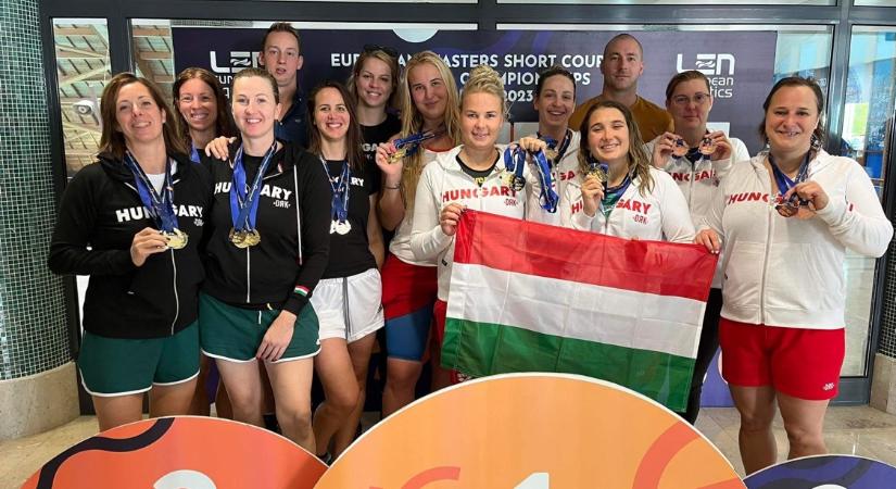 Úszás: érmek és országos csúcsok jelezték a Hód-Triatlon és Öttusa SE szenior úszói útját – képgaléria