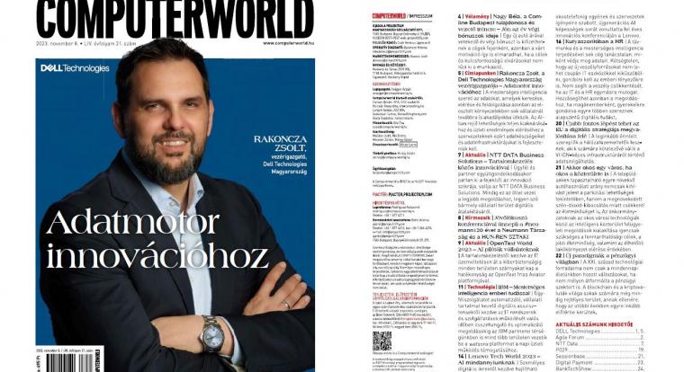 Rakoncza Zsolt: Adatmotor innovációhoz - megjelent a Computerworld Lapozó