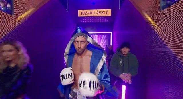 Józan Laci egy Eminem-klasszikussal vezette fel a Kállay-Saunders András elleni meccset