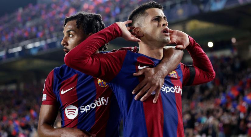 BL: Joao Cancelo vezetésével fordított és továbbjutott a Barca! – videóval