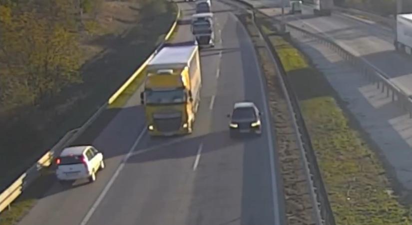 Elrettentő: 3 kilométert autózott a forgalommal szemben – videó