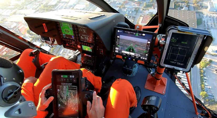 Tablet segítségével irányított tesztutat hajtott végre az Airbus Helicopters