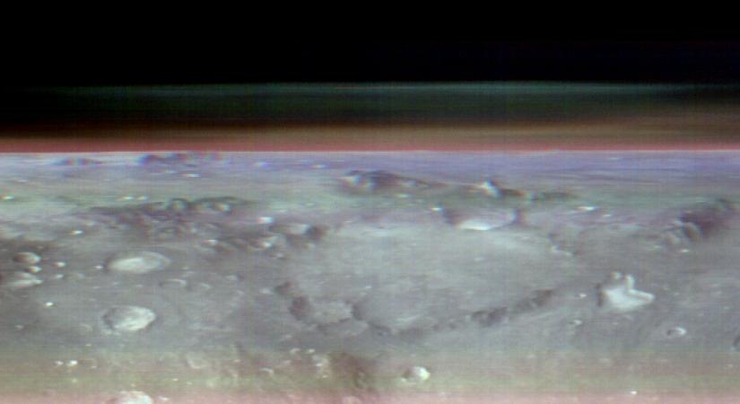 Csodálatos képeket lőtt a Mars görbületéről az Odyssey