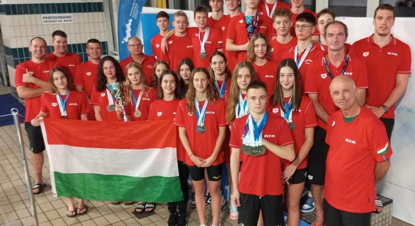 Az UNI-Győri Úszó SE utánpótlása megvillantotta az oroszlánkörmöket