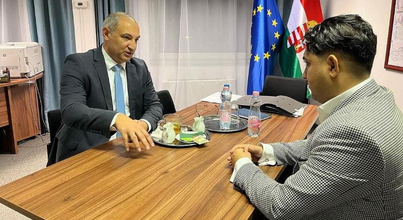 Sztojka Attila országgyűlési képviselővel tárgyalt Kis Grófo