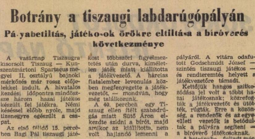 Együtt verték a sporit játékosok, nézők, klubvezetők a Kunszentmárton hírhedt mérkőzésén