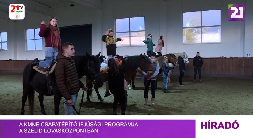 A KMNE csapatépítő ifjúsági programja a Szelíd Lovasközpontban (videó)