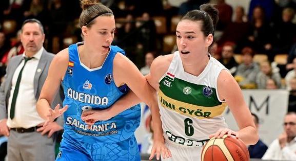 A DVTK először, a Győr hatodszor kapott ki a női kosárlabda Euroligában