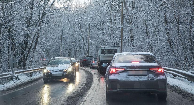 Hamar csúszóssá válhatnak a vármegye útjai