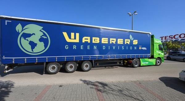 A Waberer’s elektromos kamionjai szállítják a Mars termékeit a Tescónak