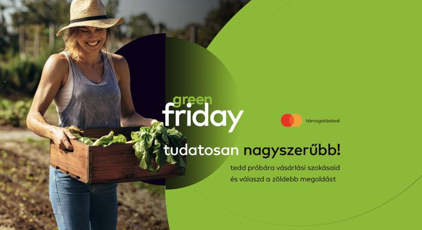 Green Friday kampányt indít a Mastercard, hogy felhívja a figyelmet a tudatos költekezésre