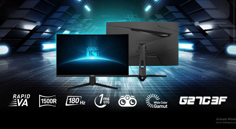 180 Hz-es VA monitor jött az MSI márkajelzésével