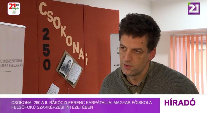 Csokonai 250 a II. Rákóczi Ferenc Kárpátaljai Magyar Főiskola Felsőfokú Szakképzési Intézetében (videó)