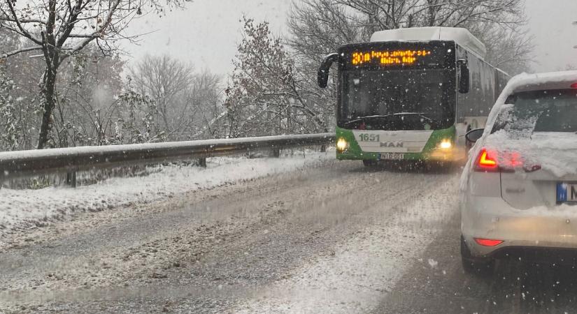 Elveszett Miskolc: a havat fokozatosan felváltja az ónos eső