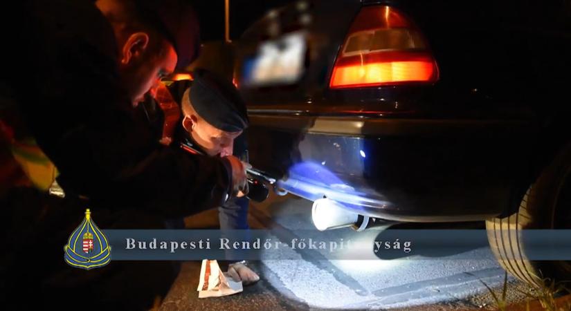 Cél az illegális autóversenyek visszaszorítása Budapest útjairól  videó
