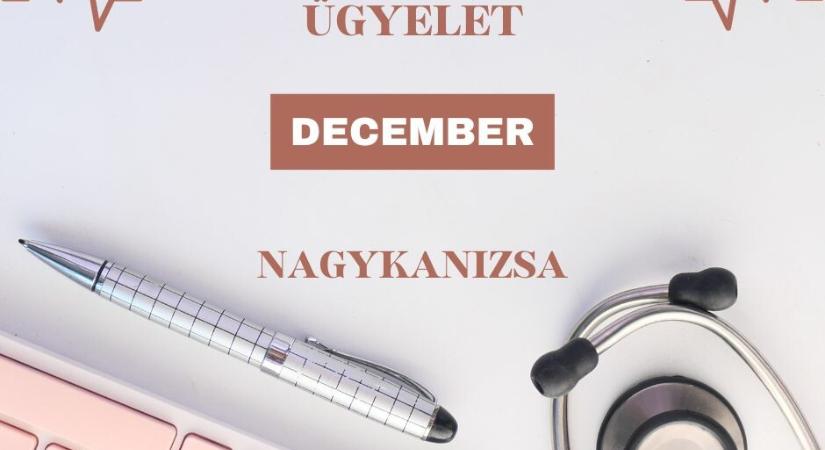 December havi gyógyszertári ügyelet