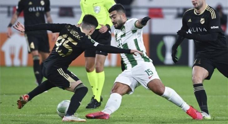 Konferencia-liga - Cukaricki-Fradi: 70. perc: egy-null