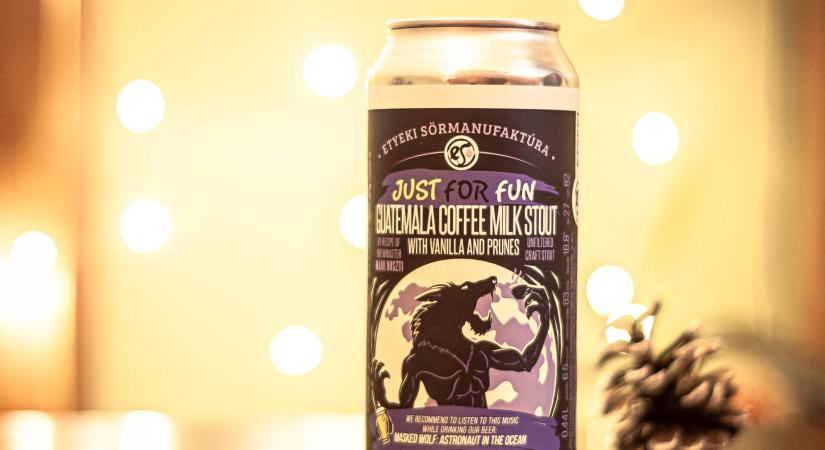Etyeki Sörmanufaktúra Guatemala Coffee Milk Stout vaníliával és aszaltszilvával