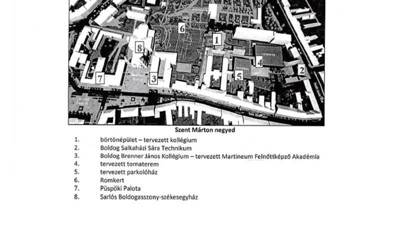 Parkolóház, vasbeton-acél-üvegsétány és a Romkert rekonstrukciója is szerepel az új szombathelyi egyházi negyed terveiben